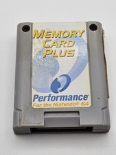Nintendo 64 N64 Memory Card by Performance P-302E - White Label
