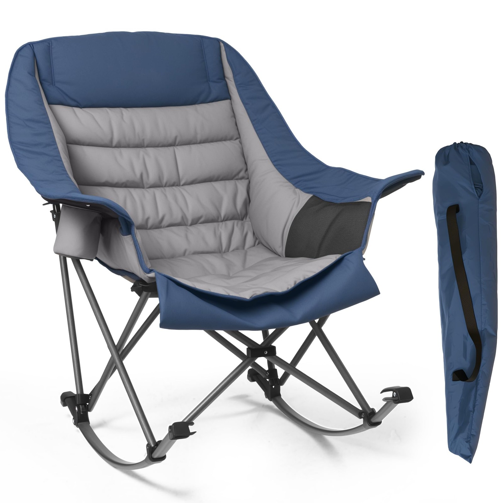 For Adults - 400lbs Capacity Padded Camp Chai...