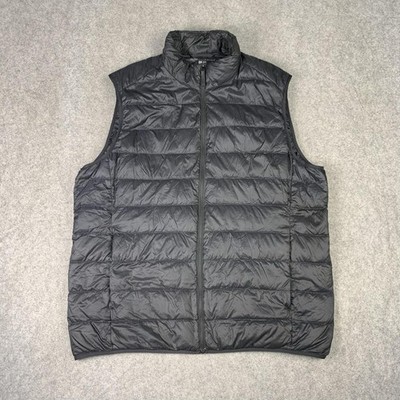 Uniqlo Weste Herren Large Schwarz Ultraleicht Daunen Puffer Leicht Bodywarmer