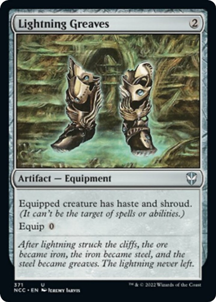 Lightning Greaves Commander: Streets of New Capenna 371 NM