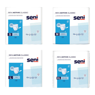 SENI Active Classic Large S M L XL 30 Stück Inkontinenzslip OVP