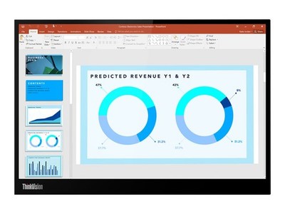 Lenovo ThinkVision M14d LED-Monitor 35,6 cm 14'' tragbar 2240 x 1400 @ 60 Hz IPS