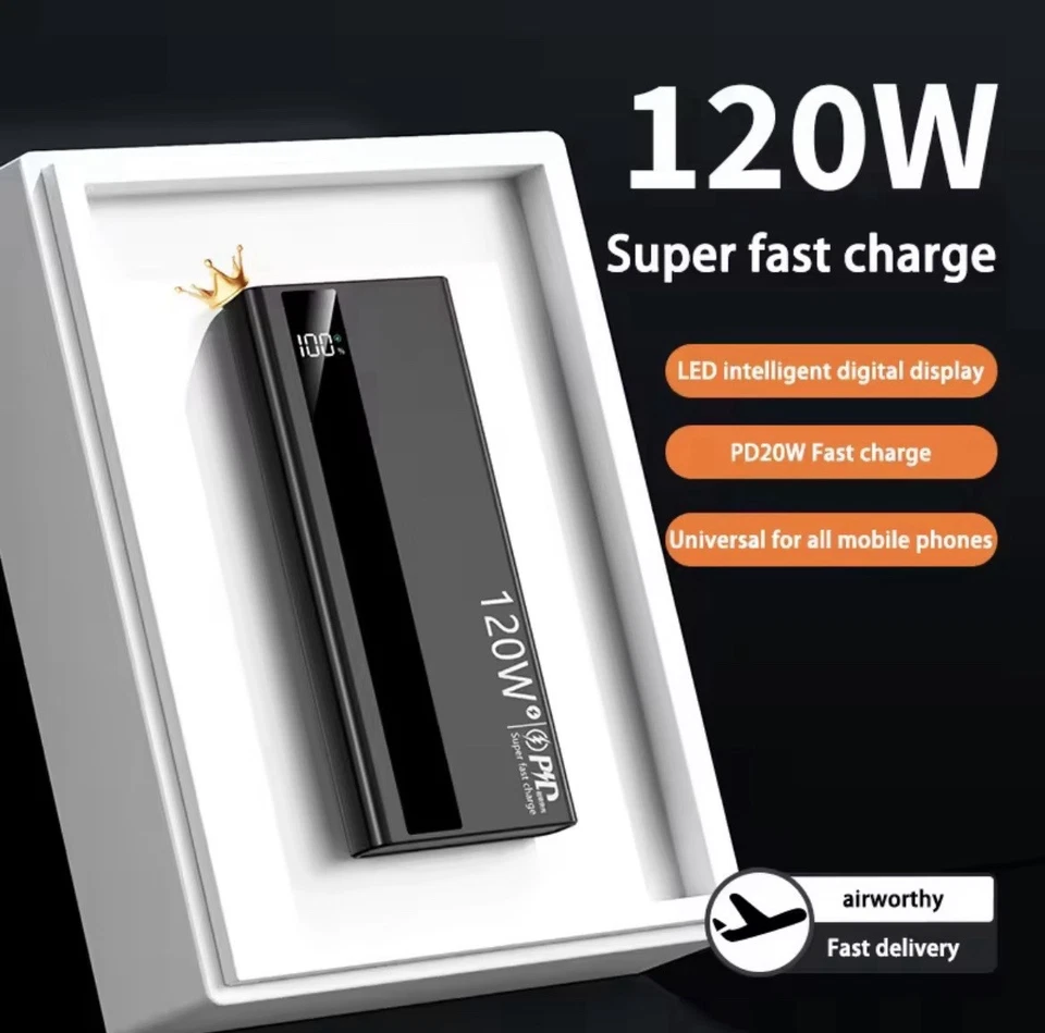Xiaomi Powerbank/Caricatore portatile 120Watt 20000Mha 4uscite..2USB.2USB typeC - Immagine 2 di 3