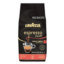 Lavazza Espresso Barista Gran Crema Whole Bean Coffee Blend, Medium Espresso Roa
