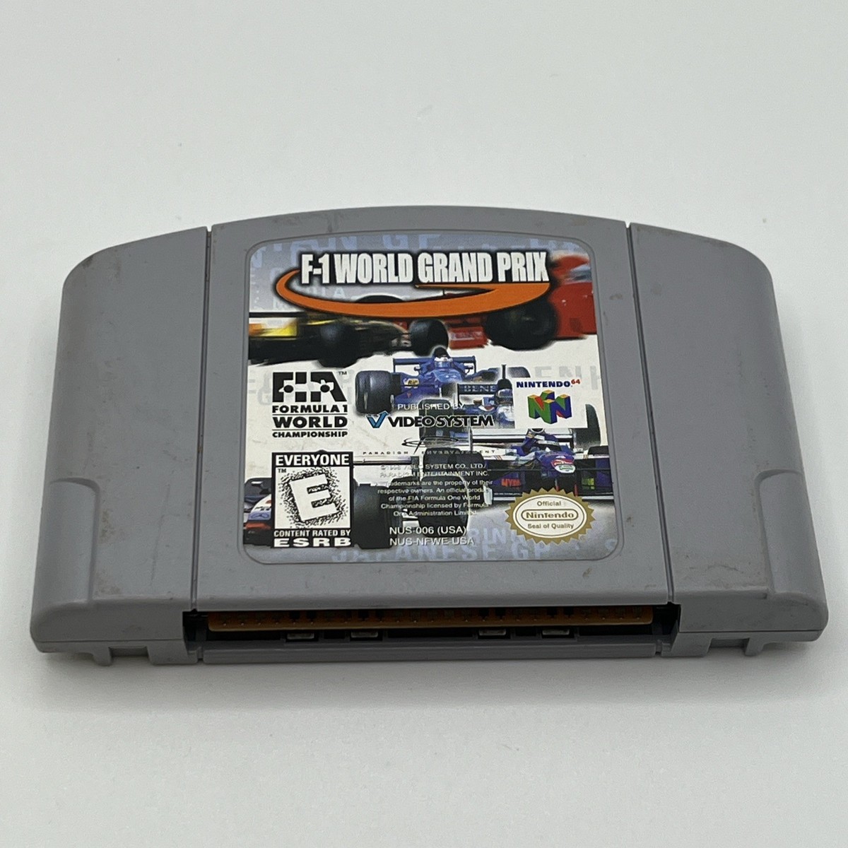 HISTORYOFGRANDPRIX1990-1998FIAF1世界選手権199 Vintage 1998 90s Nintendo 64 N64 F-1 World Grand Prix Video Game