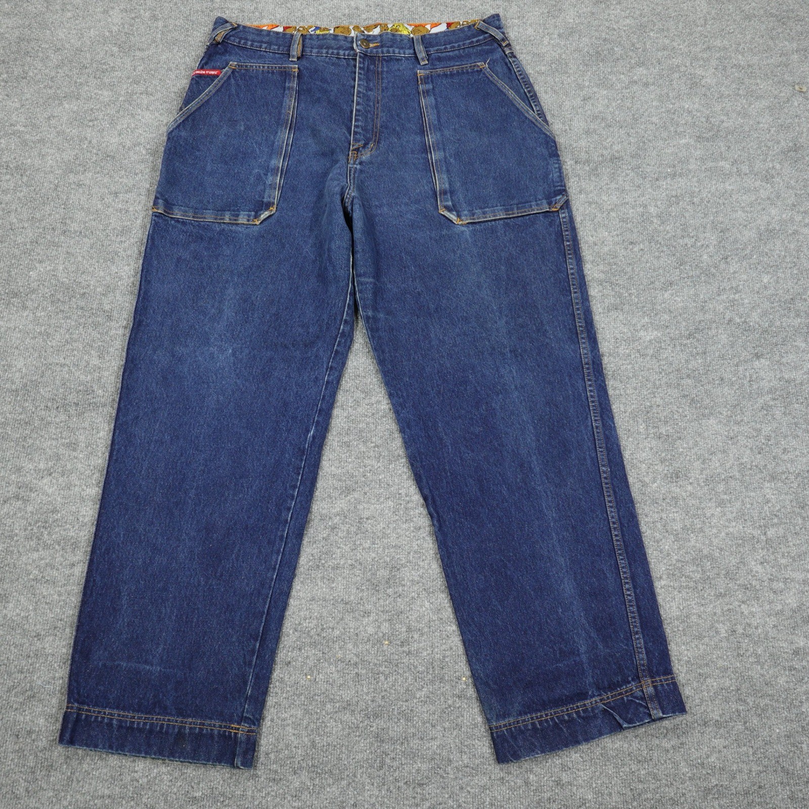 Vintage Platinum FUBU Jeans Mens W40 Blue Fat Albert … - Gem