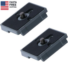 Quick Release Plate 1/4" Screw Compatible with Manfrotto 200PL-14 322RC2 324