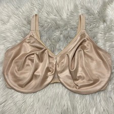 Wacoal 40G Bra Beige Simple Shaping Minimizer 857109 Underwire Back Closure