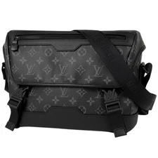 Louis Vuitton Voyage PM Messenger Shoulder Bag Monogram Eclipse Noir #BS345