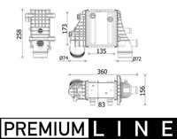 Mahle LadeluftküHler CI 553 000P FüR MERCEDES-BENZ