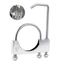 Pcs Universal Exhaust Clamp with Hanger, Made of Heavy-Duty Clamp with 5 Inch 2