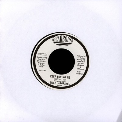 Silky Hargraves - Keep Loving Me Like You Do / Inst (Vinyl 7'' - 2024 - Original)