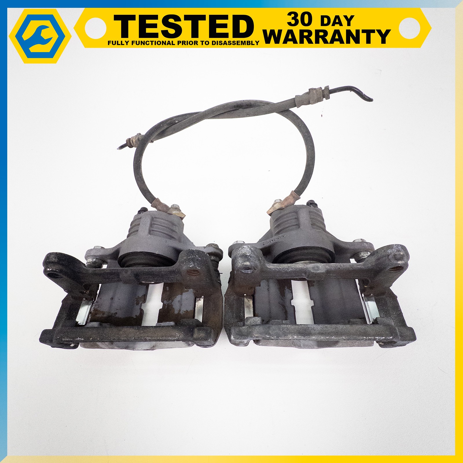 05-13 CHEVROLET CORVETTE C6 REAR LEFT RIGHT DISC BRAKE CALIPER ASSEMBLY SET OEM