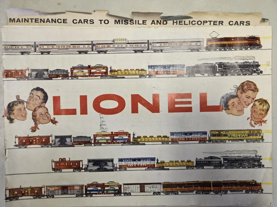 Lote De Colección De 9 Catálogos/Folletos Tren Lionel Años 50/60 Nostalgia Publicidad Foto 4 de 4
