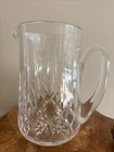 Waterford LISMORE Crystal Pitcher Jug VTG Clear Elegant