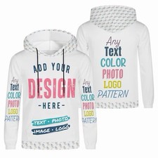 12 for Custom Screen Printed Personalized Pull Over Hoodies, Fast Service