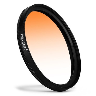 Farbverlauf Filter Orange 62mm für Sigma 105mm F2.8 EX DG OS HSM Makro