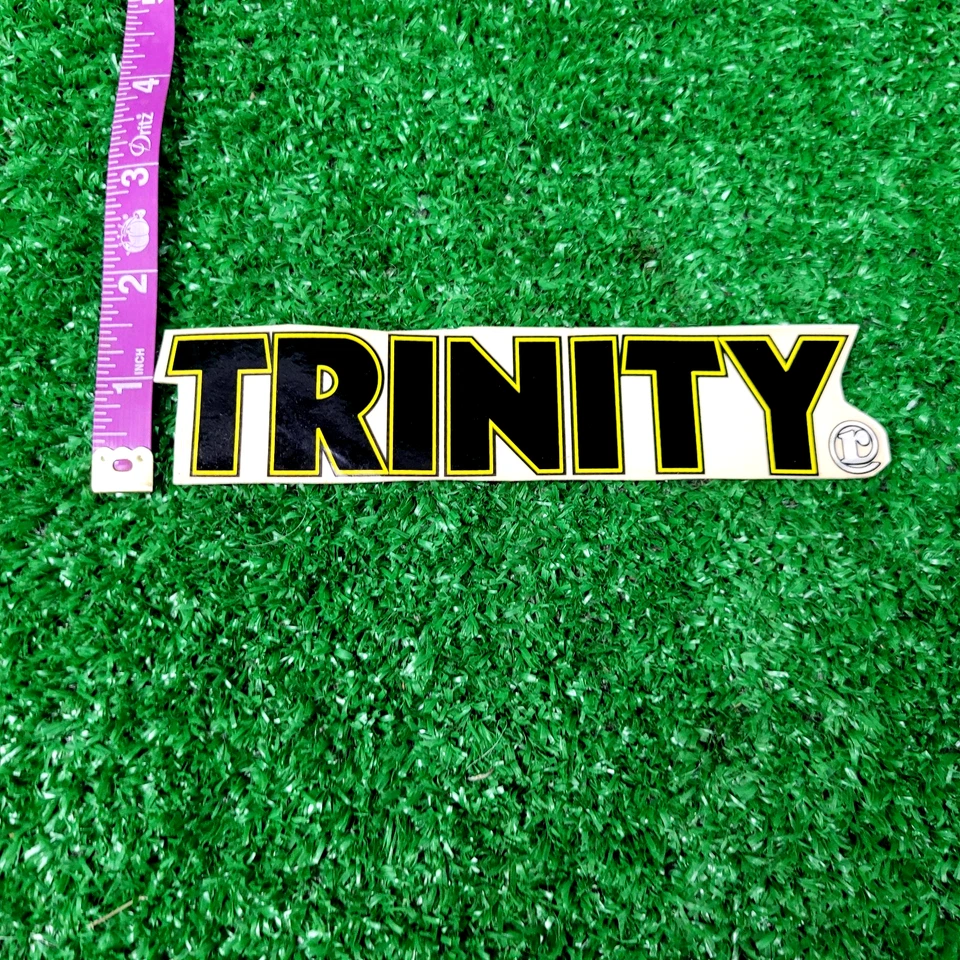 Vintage Trinity Decal RC R/C Logo Sticker 6.5" x 1.5" - Image 3 of 4