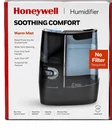 Honeywell HWM845B Warm Mist Humidifier Black 1-Gallon Filter-Free 70 Sq Ft Room