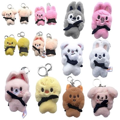New Stray Kids Plush Keychain SKZOO Pilot Doll Magnet Week