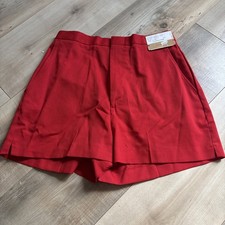 Women  s Vintage Hartwell Shorts High Waist Red Size 11/12 USA Made