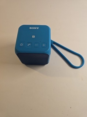 Sony Bluetooth Speaker Cube Small Teal Portable Speaker Good Sound SRS-X11