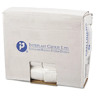 Inteplast EC243306N Commercial Can Liners, Perforated Roll, 16Gal, 24 X 33, Nat