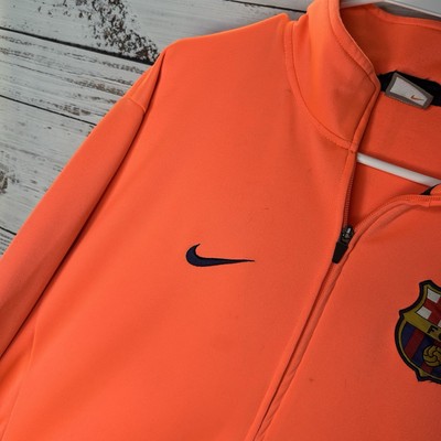 Nike FC Barcelona 2009/2010 Peach Football Soccer Track Jacket