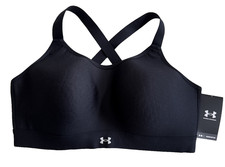 Under Armour Women's Continuum Mid Support Sports Bra 1X Black 48/50