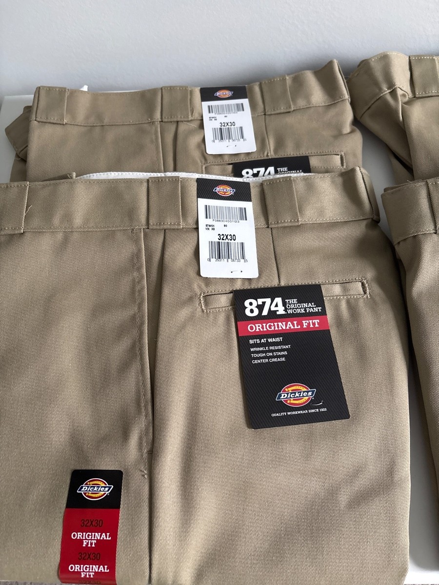 Dickies  874 original fit work pants Khaki men’s 32x30 Band new with tags!