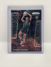 2025 Panini Prizm WNBA Dominique Malonga #12 Rookie Fireworks Storm