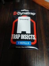  New Dynatrap Glue Card Refills for Indoor Fly Trap 3 TOTAL DT3007