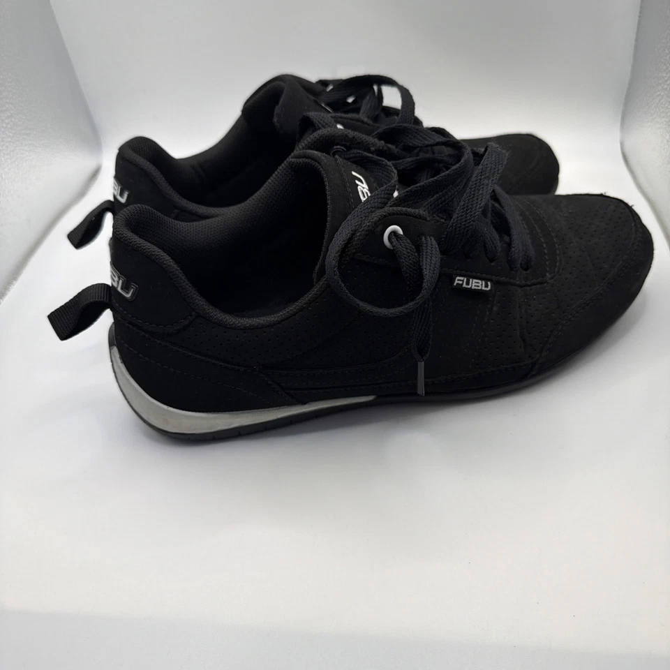 Fubu Kole II Womens Sneaker US 7 Black Memory Foam Lace Up Athletic Leisure - Image 4 of 4