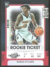8929J 2021-22 Panini Contenders Optic #9 Bones Hyland Rookies plateado