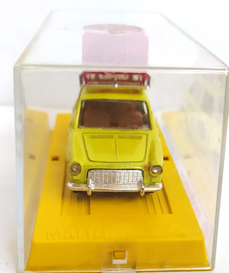 MEBETOYS VINTAGE 1:43 AUTO AUTOBIANCHI PRIMULA AGIP RICERCHE GIALLO ART A66 - Immagine 2 di 4
