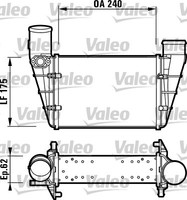 LadeluftkÜHler FÜR Audi A4 B5 (8D2), Audi A6 C5 (4B2, 4B4) - Valeo 817625