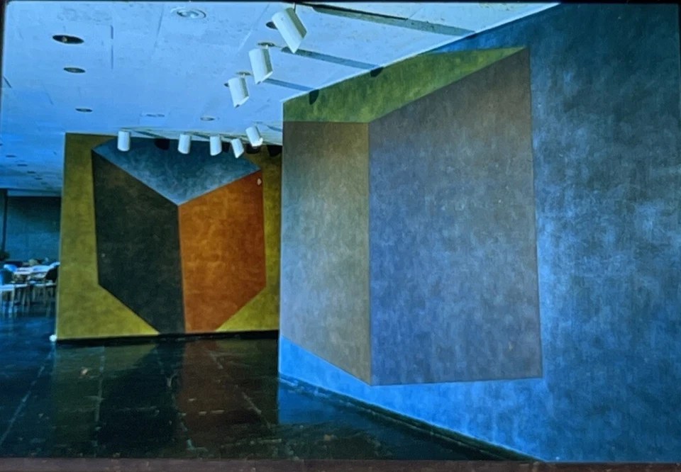 "Художественный слайд Sol Lewitt ""Wall Drawing, John Weber Gallery"" минимализм 35 мм" - Изображение 2 из 3