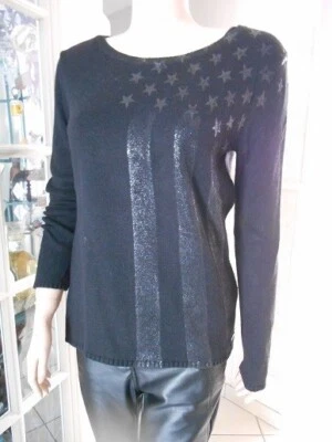 Pull Noir Femme " GUESS" vendu en occasion mais en tres bon etat - Photo 1/4