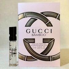 Gucci Bamboo Eau de Parfum EDP Sample Spray .05oz, 1.5ml New in Card