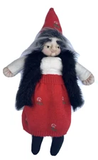 Nissen Doll By Thelma Paulson Rare Find HTF Christmas Tompte Nisse Handcrafted 