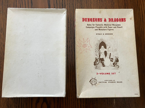 1977 Dungeons & Dragons white box set (6th edition) plus Swords & Spells addit. - Picture 3 of 9