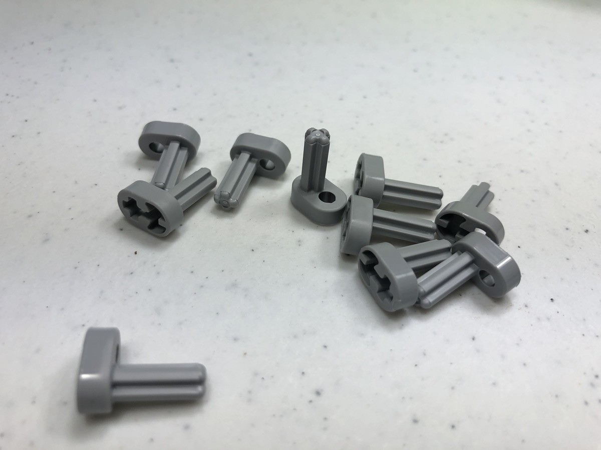 New LEGO Technic Engine Crankshaft (x10) 2853 Light Bluish