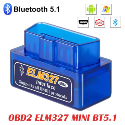 Bluetooth 5.1 ELM327 V2.1 Auto OBD2 Scanner Car Diagnostic Tool Code Reader Tool