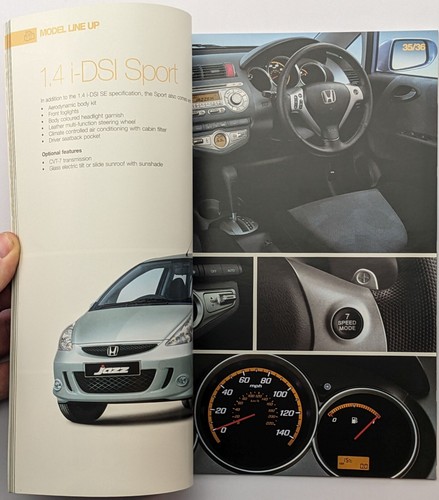Original Honda Jazz 50 Page Glossy Promotional Brochure, 2008. - Picture 5 of 8