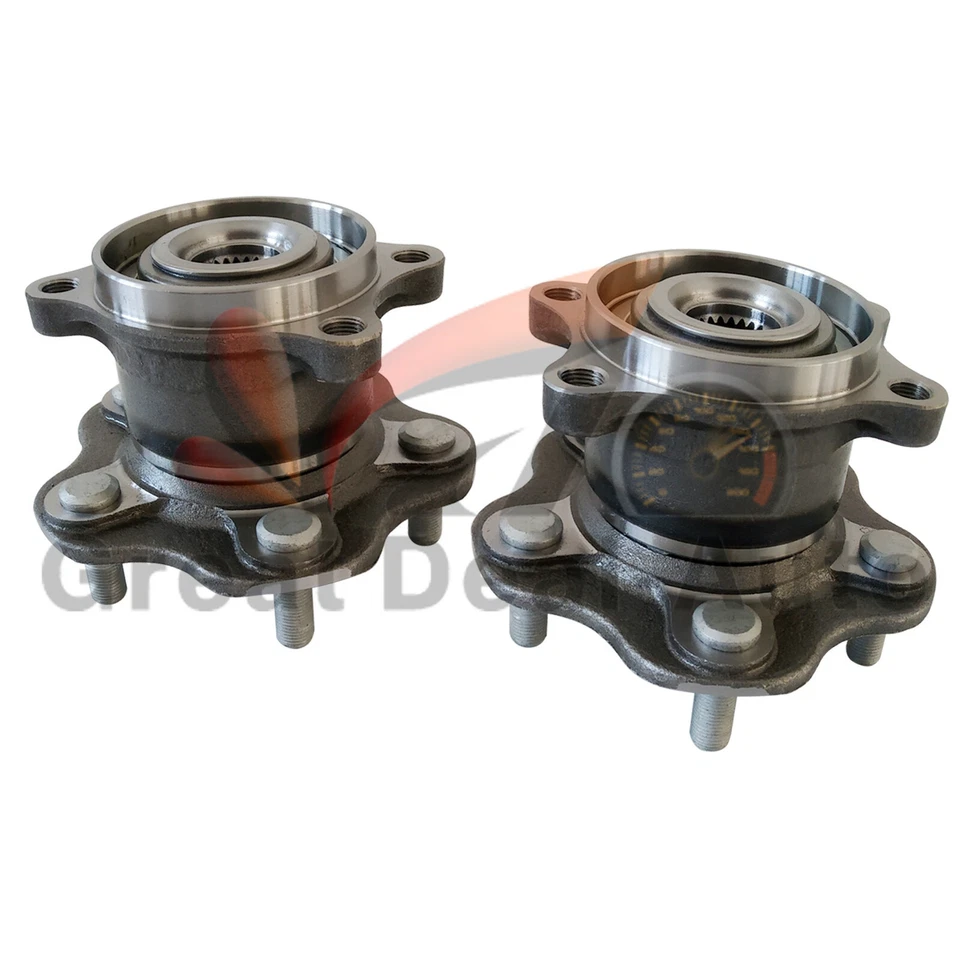 PAIR REAR WHEEL BEARING HUBS HUB ASSEMBLY for NISSAN X-TRAIL T31 AWD 2007-2014 - image 4 of 4