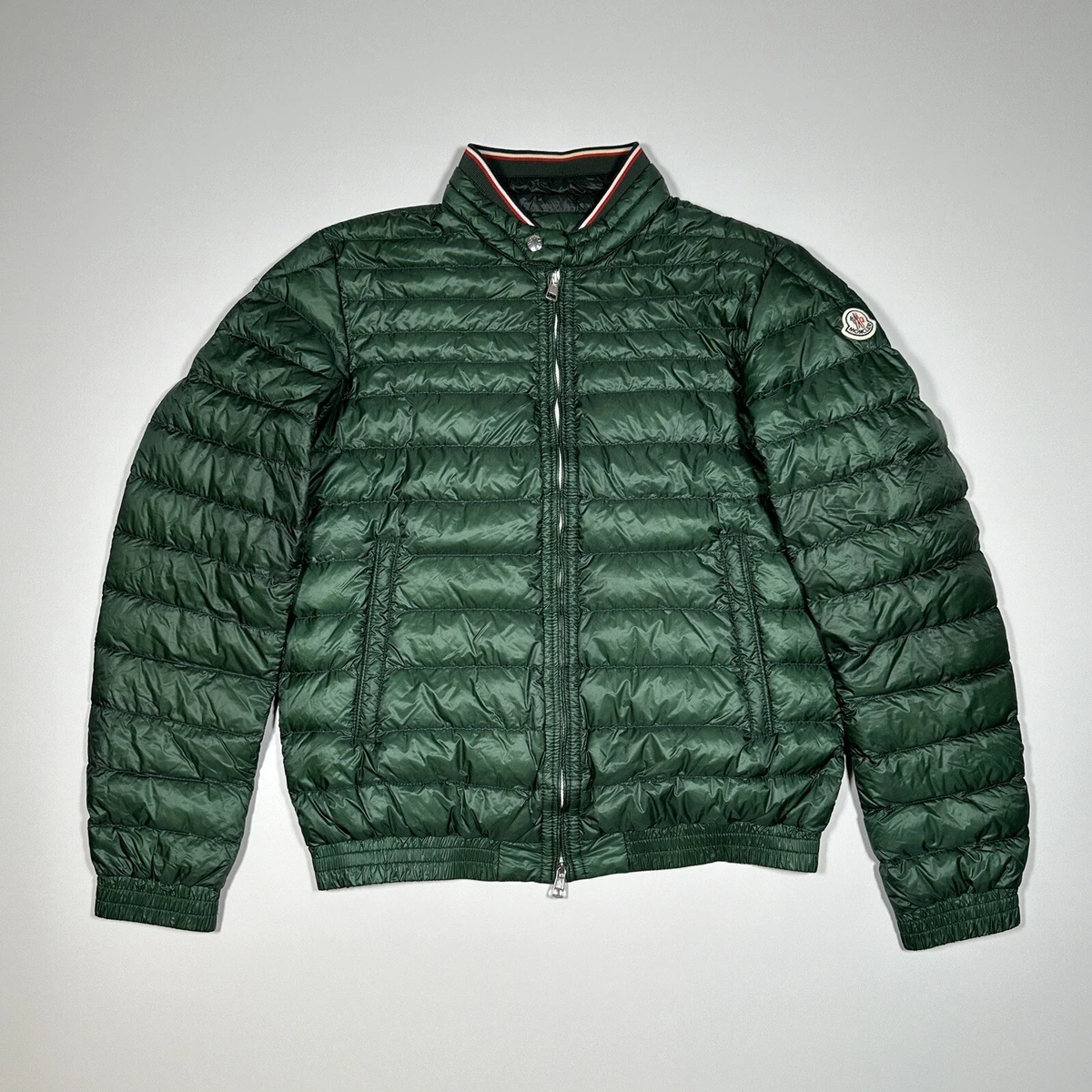 100 Genuine Moncler Garin Jacket Size 4 L Large Green Daniel