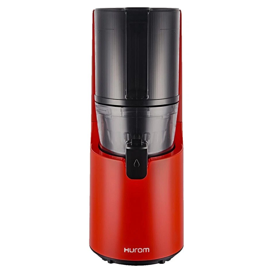 Hurom H200 Self-Feeding Slow Juicer in Red