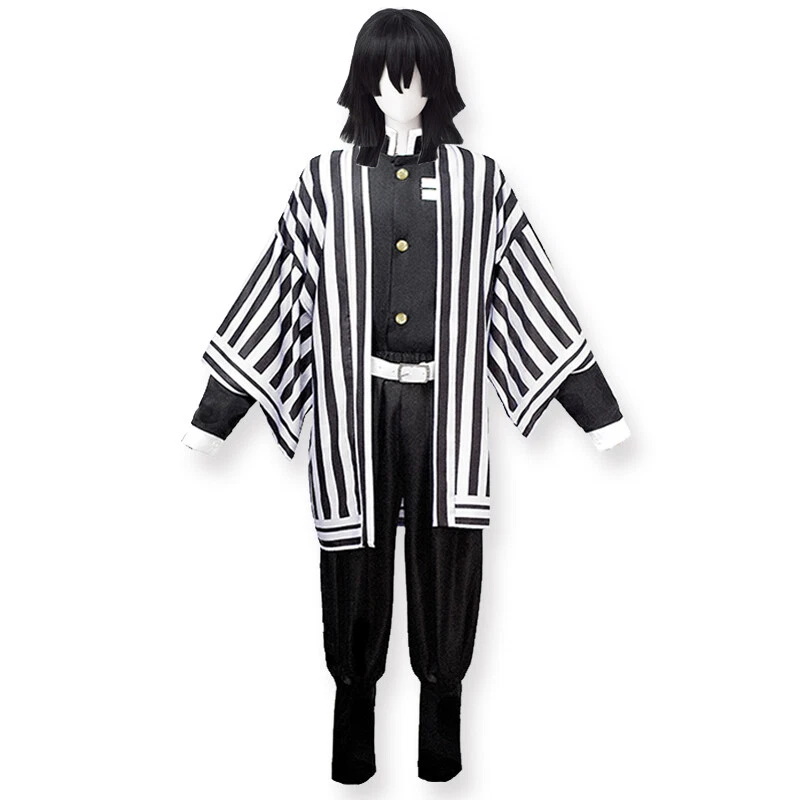 Obanai Iguro 伊黒小芭内 style Cosplay Costume Full KIDS/Adults demon slayer kimetsu - Image 3 of 4