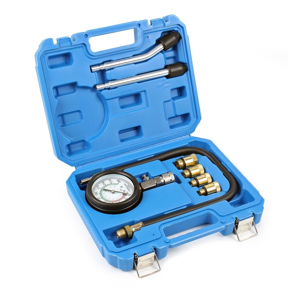 Xpotool Kompressionstester 0–20Bar KompressionsprüFer Benzin Motor Kfz Drucktest-image