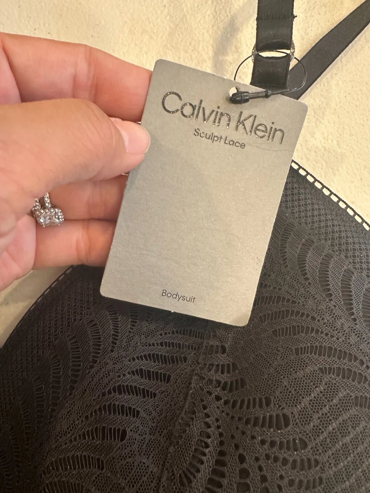 Calvin Klein Minimalist Micro Lace Bodysuit - Image 3 of 3